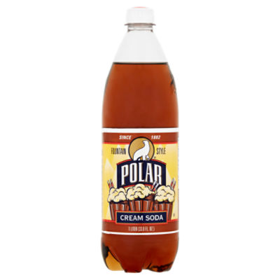 Polar Fountain Style Cream Soda, 1 liter