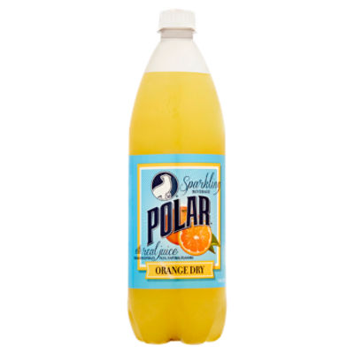 Polar Orange Dry Sparkling Beverage, 33.8 fl oz