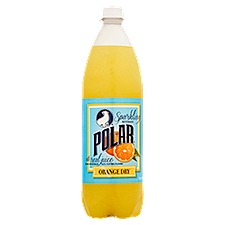 Polar Orange Dry, Sparkling Beverage, 33.8 Fluid ounce