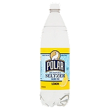 Polar 100% Natural Lemon, Seltzer, 33.8 Fluid ounce