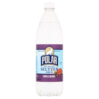 Polar 100% Natural Triple Berry Seltzer, 1 Liter