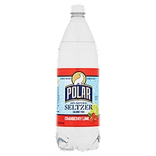 Polar 100% Natural Cranberry Lime, Seltzer, 33.8 Fluid ounce
