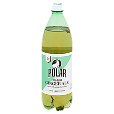 Polar Zero-Sugar Diet Ginger Ale, 33.8 fl oz