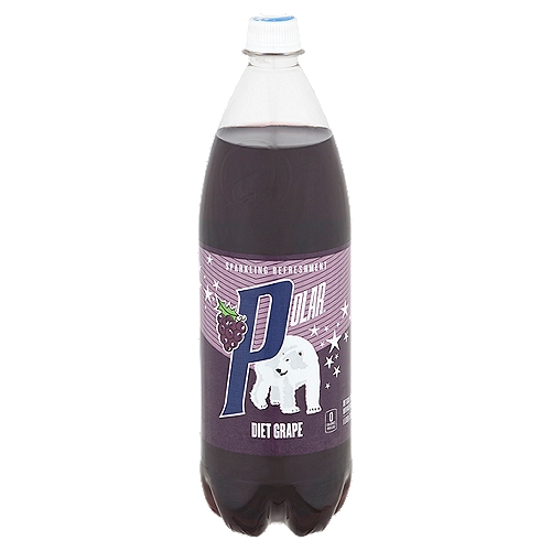Polar Diet Grape Sparkling Refreshment, 33.8 fl oz