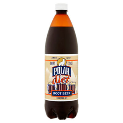 Polar Draft Style Diet Root Beer, 1 liter