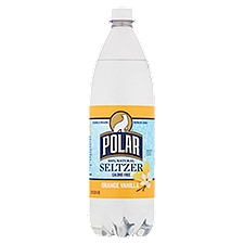Polar 100% Natural Orange Vanilla, Seltzer, 33.81 Fluid ounce