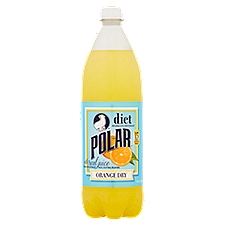 Polar Diet Orange Dry Sparkling Beverage, 1 Liter