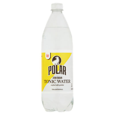 Polar Traditional Zero-Sugar Diet Tonic Water, 33.8 fl oz