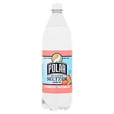Polar 100% Natural Strawberry Watermelon Seltzer, 1 Liter