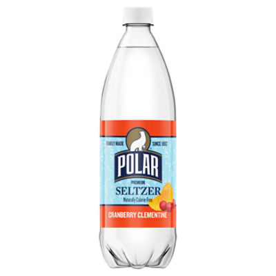 Polar 100 Natural Cranberry Clementine Seltzer, 1 Liter ShopRite