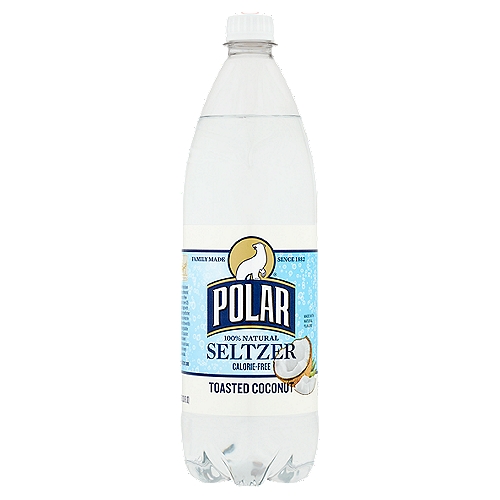 Polar 100% Natural Toasted Coconut Seltzer, 33.8 fl oz