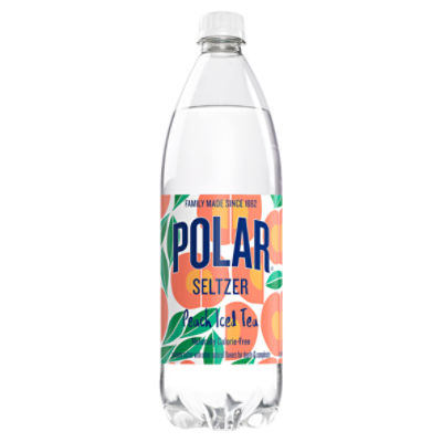 Polar Summer Peach Iced Tea Seltzer Limited Edition, 33.8 fl oz
