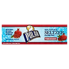 Polar 100% Natural Pomegranate Seltzer, 12 fl oz, 12 count