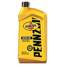 Pennzoil SAE 5W-30 Synthetic Blend Motor Oil, 1 qt