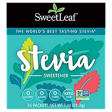 SweetLeaf Stevia Sweetener, 35 count, 1.25 oz