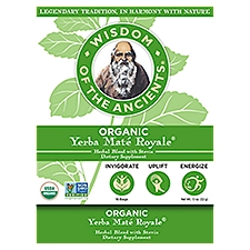 Wisdom of the Ancients Yerba Maté Royale Organic Herbal Blend Dietary Supplement, 16 count, 1.1 oz
