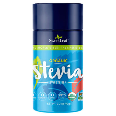 SweetLeaf Organics Organic Stevia Sweetener, 3.2 oz