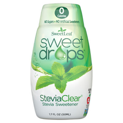 SweetLeaf Sweet Drops SteviaClear Stevia Sweetener, 1.7 fl oz