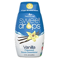 SweetLeaf Sweet Drops Stevia Sweetener, Vanilla Flavored, 1.7 Fluid ounce