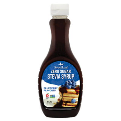 SweetLeaf Sugar Free Blueberry Flavored Stevia Syrup, 12 fl oz, 12 Fluid ounce