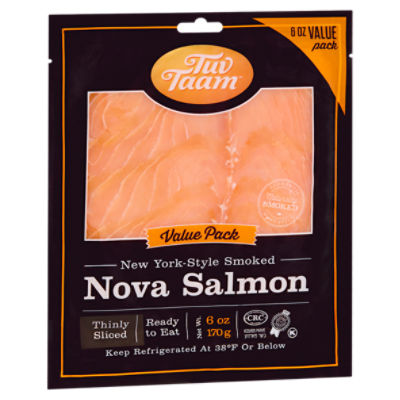 Tuv Taam New York-Style Smoked Nova Salmon Value Pack, 6 oz
