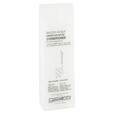 Giovanni Smooth as Silk Deep Moisture Shampoo and Conditioner with Eco Chic  Technology 
