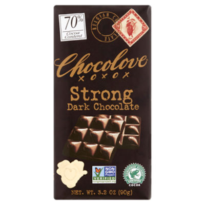 Chocolove Strong Dark Chocolate, 3.2 oz