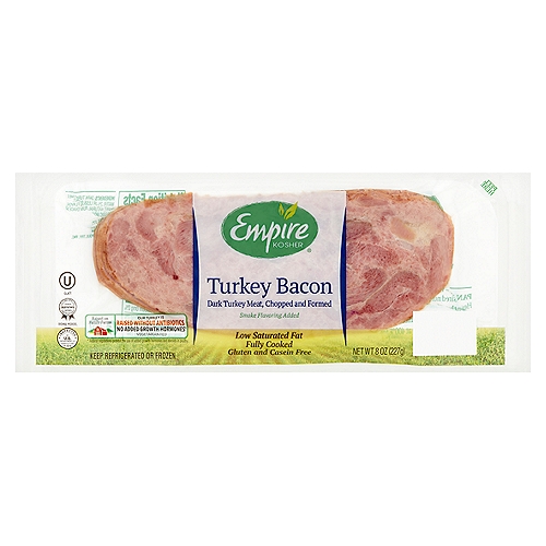 Empire Kosher Turkey Bacon, 8 oz