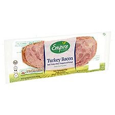 Empire Kosher Natural Uncured, Turkey Bacon, 8 Ounce