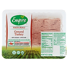 Empire Kosher Natural 85% Lean 15% Fat Ground Turkey, 16 oz