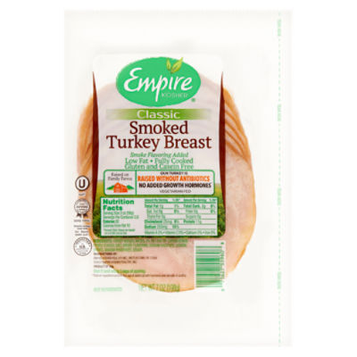 Empire Kosher Natural Smoked Turkey Breast, 7 oz