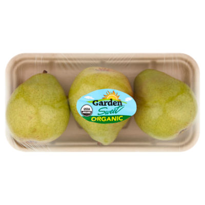 Garden Sweet Organic D'Anjou Pears, 3 count, 15 oz Fairway