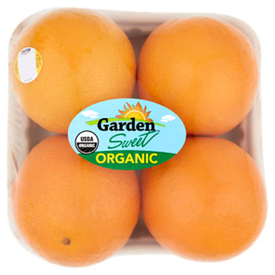 Valencia Organic 22 4 Oranges, Sweet Garden count, oz