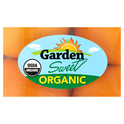 Garden Organic Oranges, 22 oz count, Valencia 4 Sweet