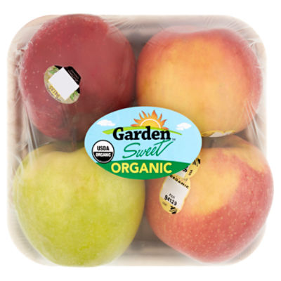 Garden Sweet Organic Variety Apple, 4 count, 20 oz