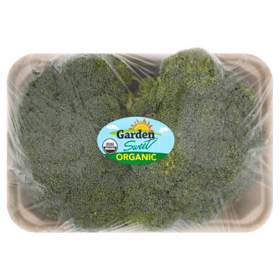 Garden Sweet Organic Broccoli Crowns, 1 lb