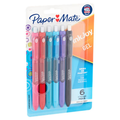 Paper Mate Inkjoy Gel Black Pen Medium 0.7