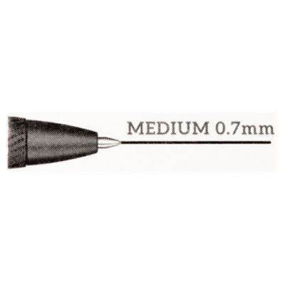 Sharpie S.Gel Medium 0.7mm Black Ink Pen, 2 count