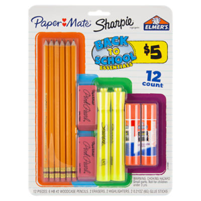 Paper Mate EverStrong #2 Woodcase Pencils with Pink Pearl Erasers
