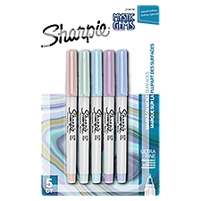Sharpie Mystic Gems Ultra Fine Point Permanent Marker Special Edition, 5 count
