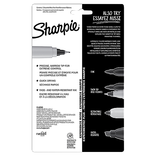 Sharpie Mystic Gems Permanent Markers - Ultra Fine Marker Point