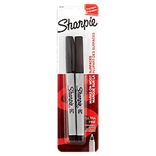Sharpie Precision Black Ultra Fine Permanent Marker, 2 count, 2 Each