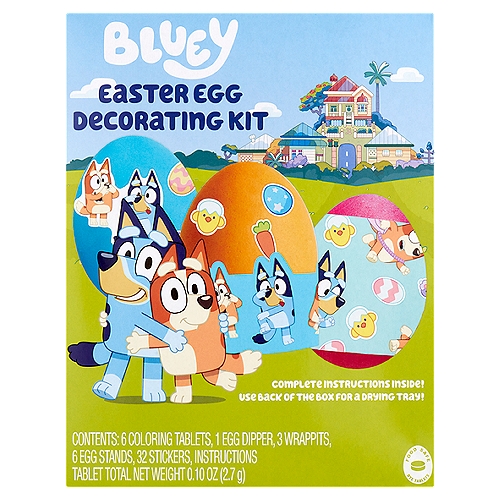 Bluey Easter Egg Decorating Kit