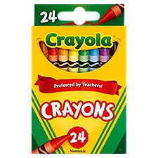 Crayola Crayons, Nontoxic, 24 Each