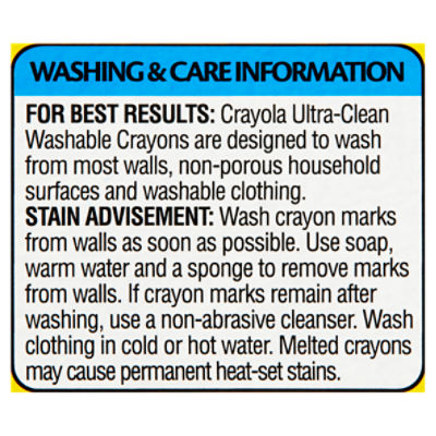 Crayola ColorMax Ultra-Clean Washable Crayons, 24 count