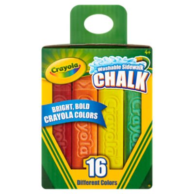 Crayola Washable Sidewalk 4+, Chalk