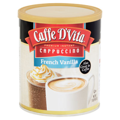 Caffe D'Vita French Vanilla Premium Instant Cappuccino, 1 lb