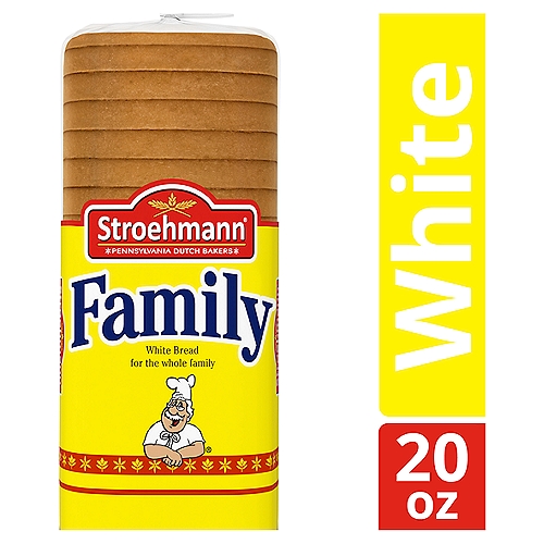 Stroehmann Family Size White Bread, 20 oz