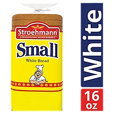 Stroehmann Small White, Bread, 16 Ounce