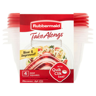 Save on Rubbermaid Take Alongs Containers & Lids Squares Large Order Online  Delivery